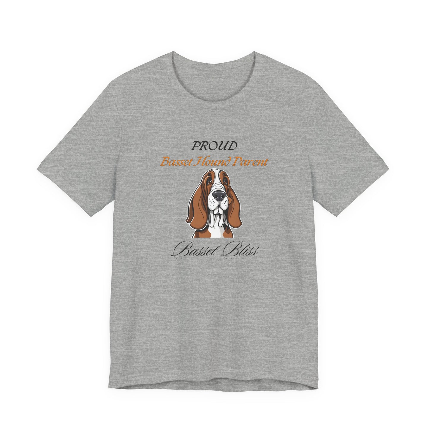 Proud Basset Hound Parent unisex t-shirt, Basset lover gift