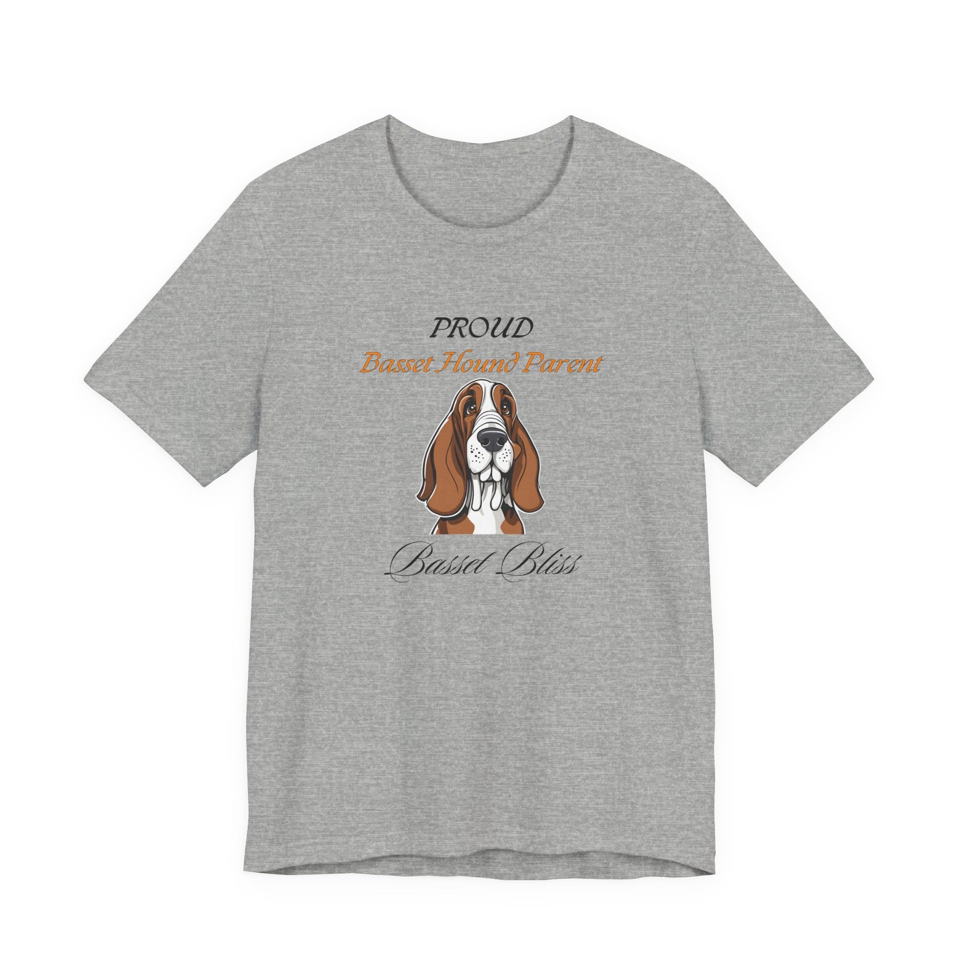 Proud Basset Hound Parent unisex t-shirt, Basset lover gift