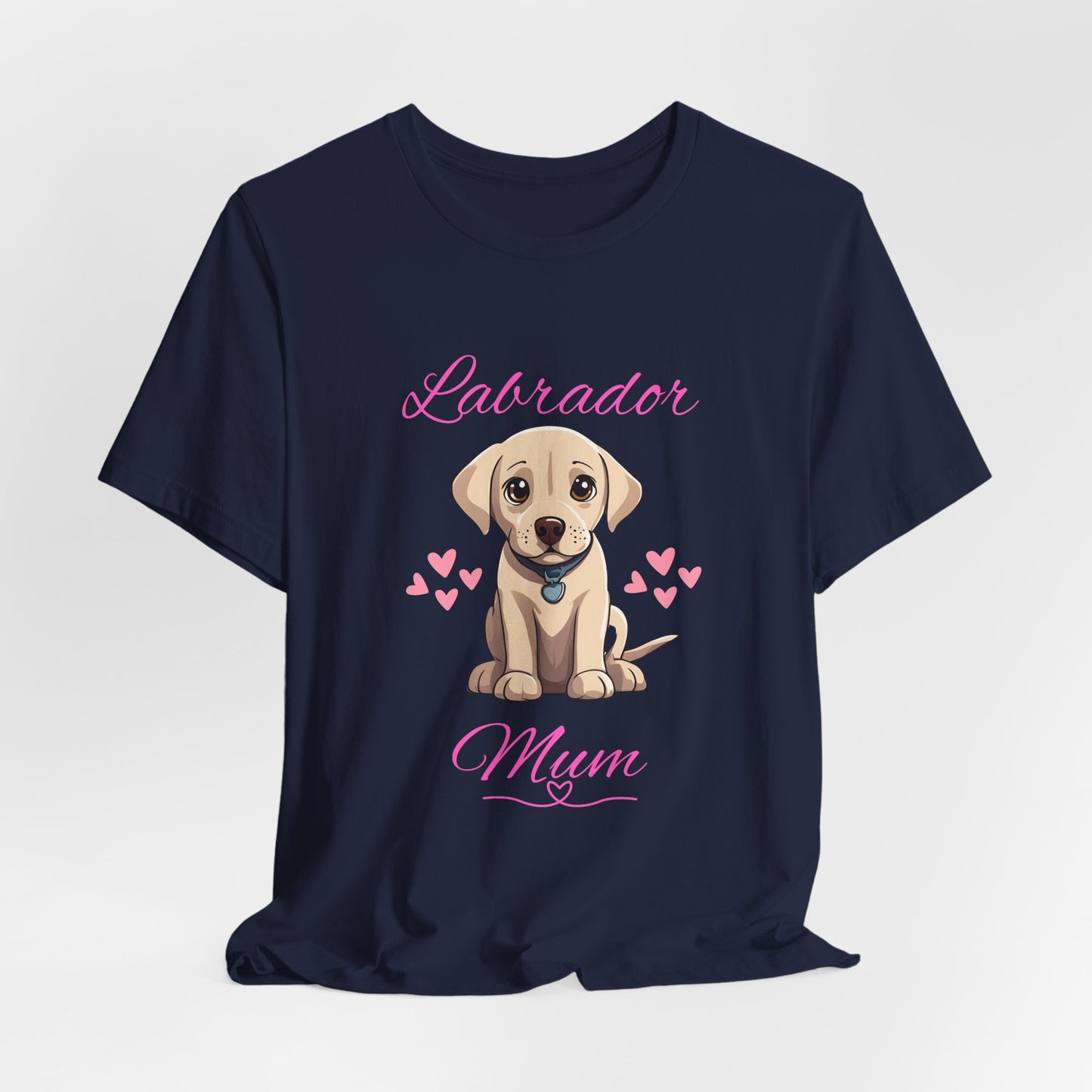 Labrador Mum T-Shirt — Dark Grey Heather — free worldwide delivery — SniffWaggleNWalk™
