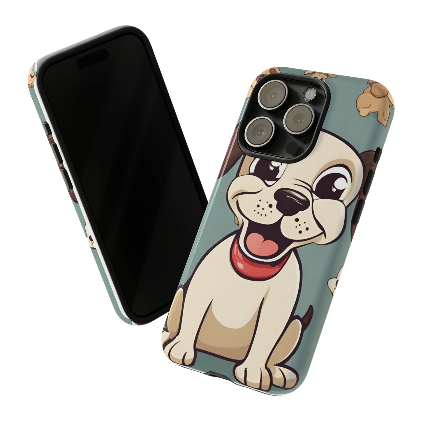 Sniffwagglendwalk™ Multi Dog Design Tough Phone CaseS. - Sniff Waggle And Walk