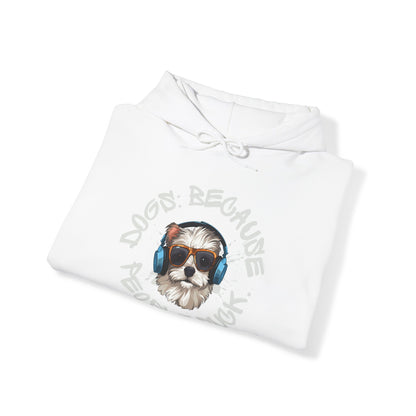 PawfectPrints Apparel Co.™ "Dogs because people suck" Hooded Sweatshirt - Sniff Waggle And Walk