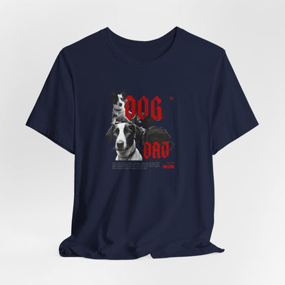 DOG DAD organic cotton streetwear t-shirt, eco-friendly dog dad gift