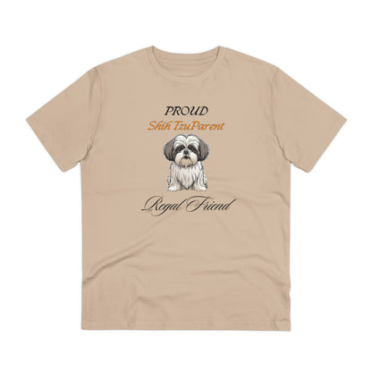 PROUD SHIH TZU PARENT "Regal Friend" Soft Organic T-shirt - Unisex - Sniff Waggle And Walk