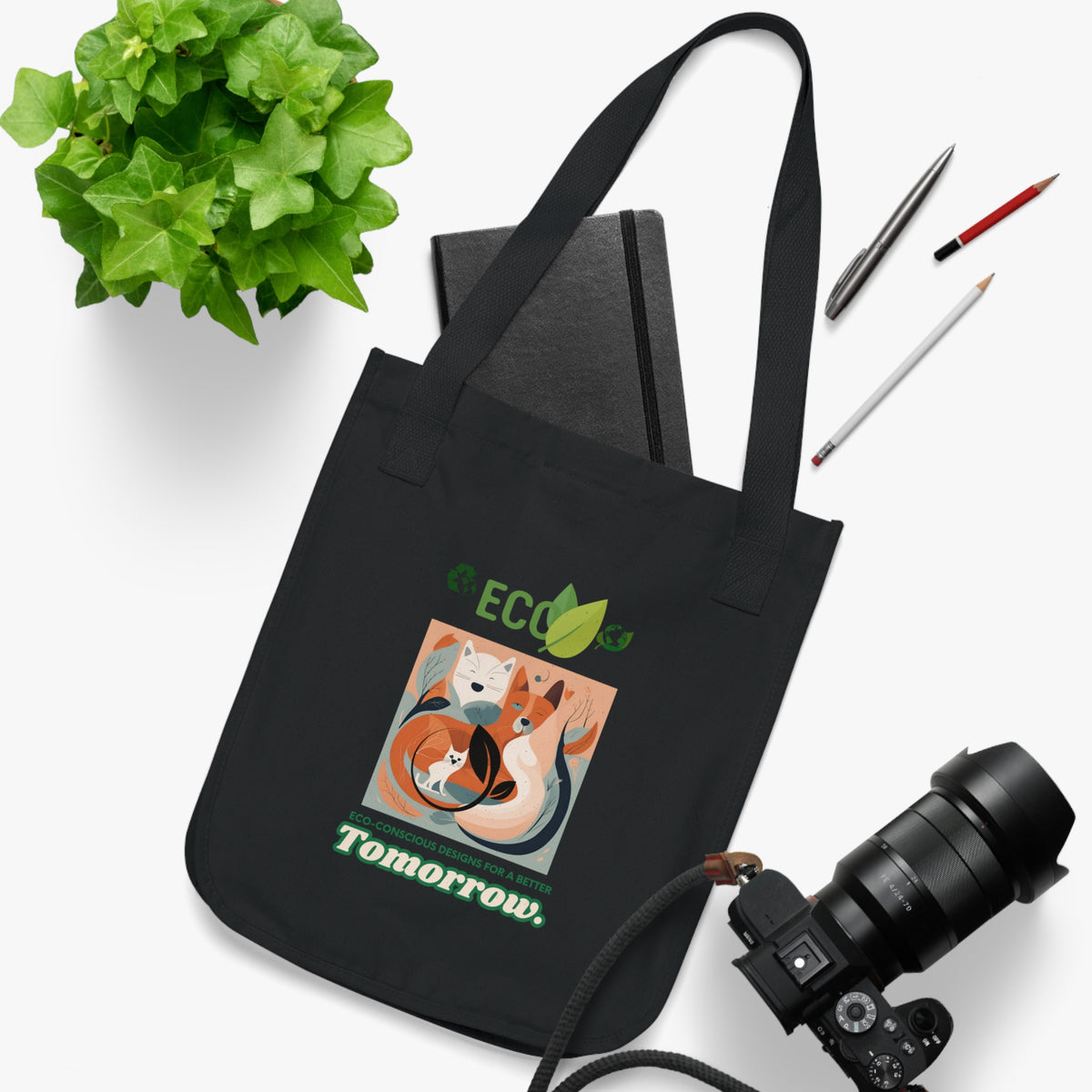 SniffWaggleNWalk™ dog and cat tote interior showing spacious open compartment