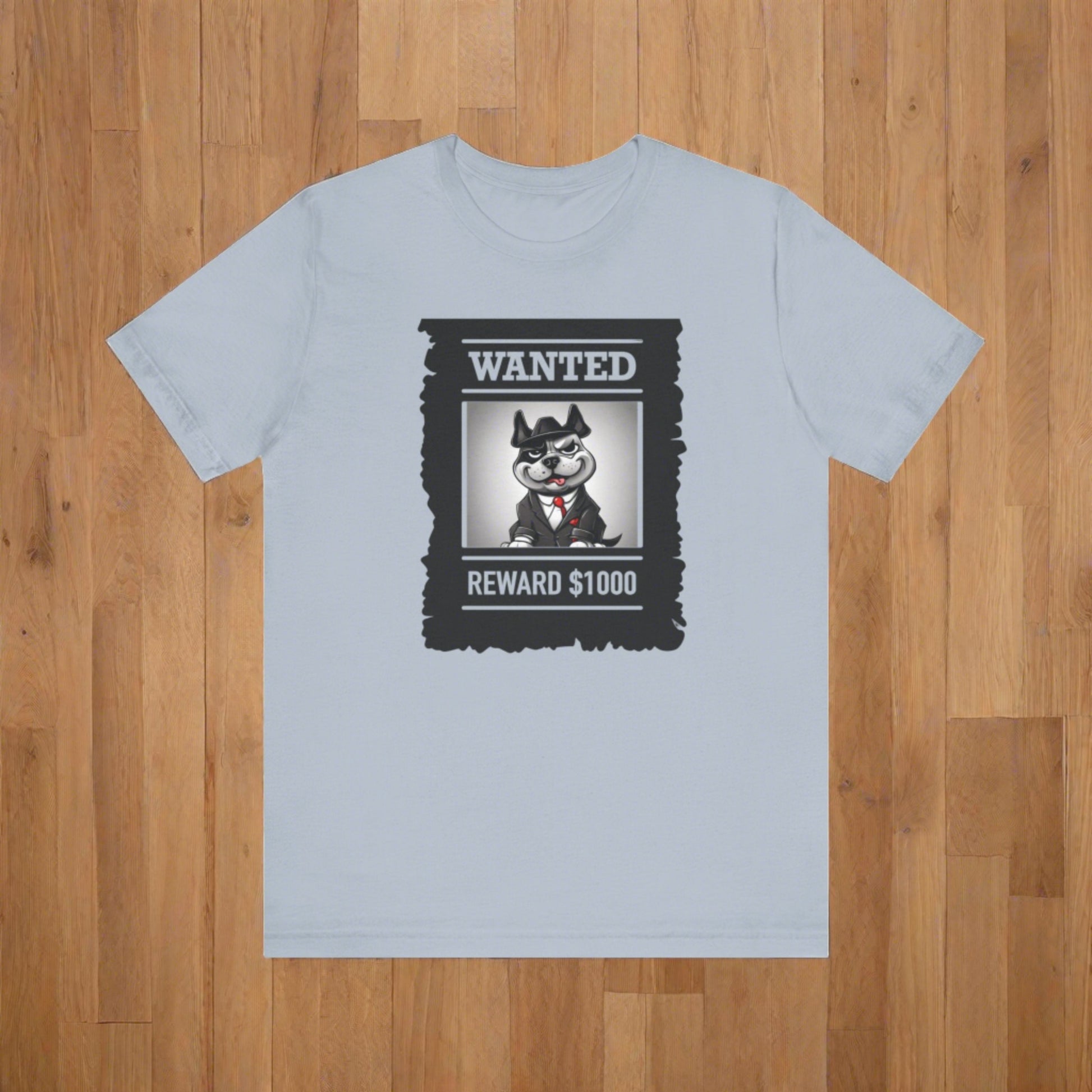 Unisex Jersey Short Sleeve Wanted T-shirt - Sniff Waggle And Walk