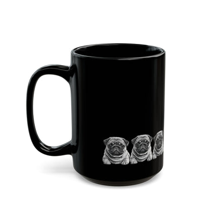 Pug mug, dog lover coffee cup