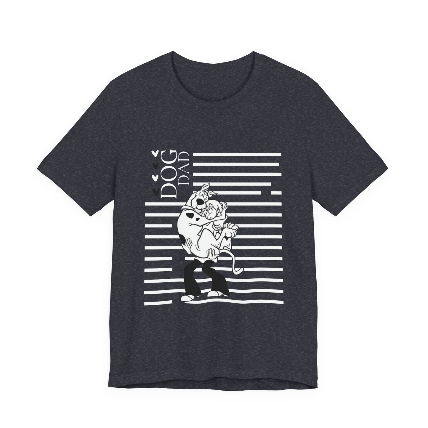 Scooby-Doo Dog Dad T-Shirt in Dark Grey Heather — SniffWaggleNWalk™
