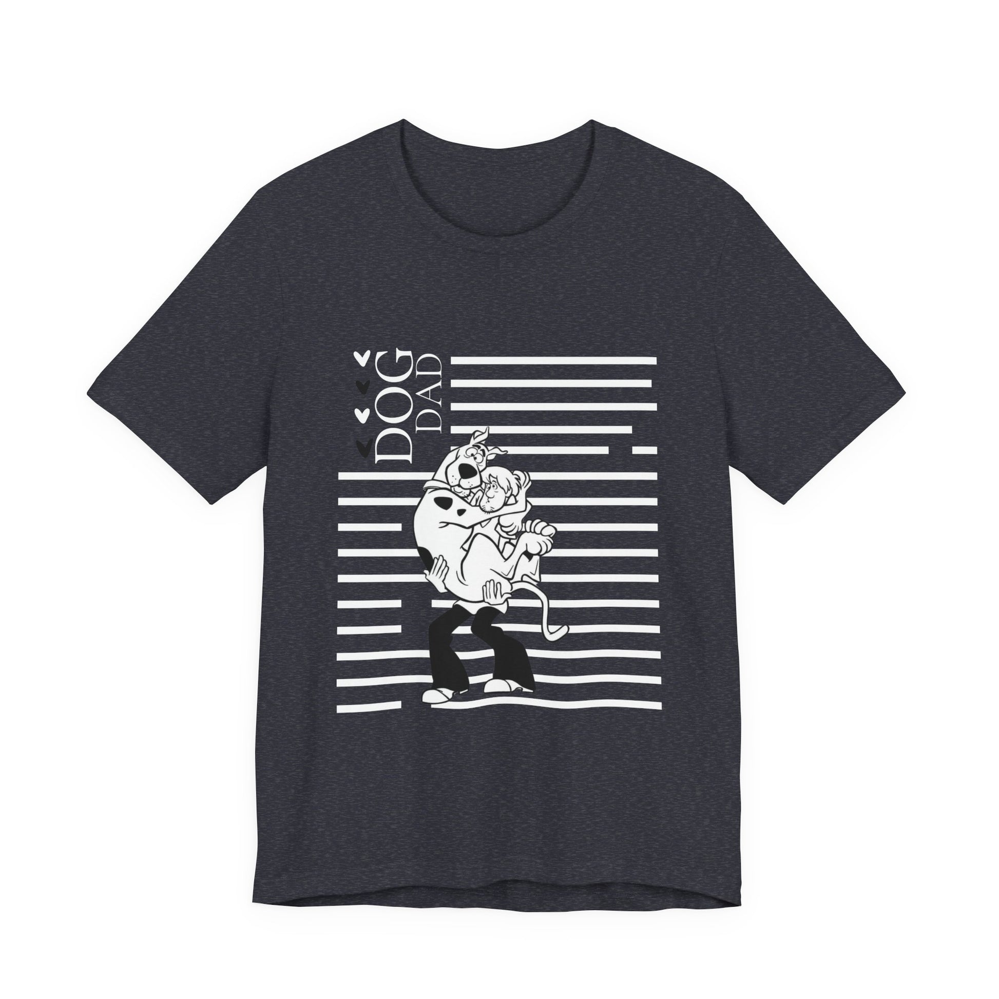 Scooby-Doo Dog Dad T-Shirt in Dark Grey Heather — SniffWaggleNWalk™