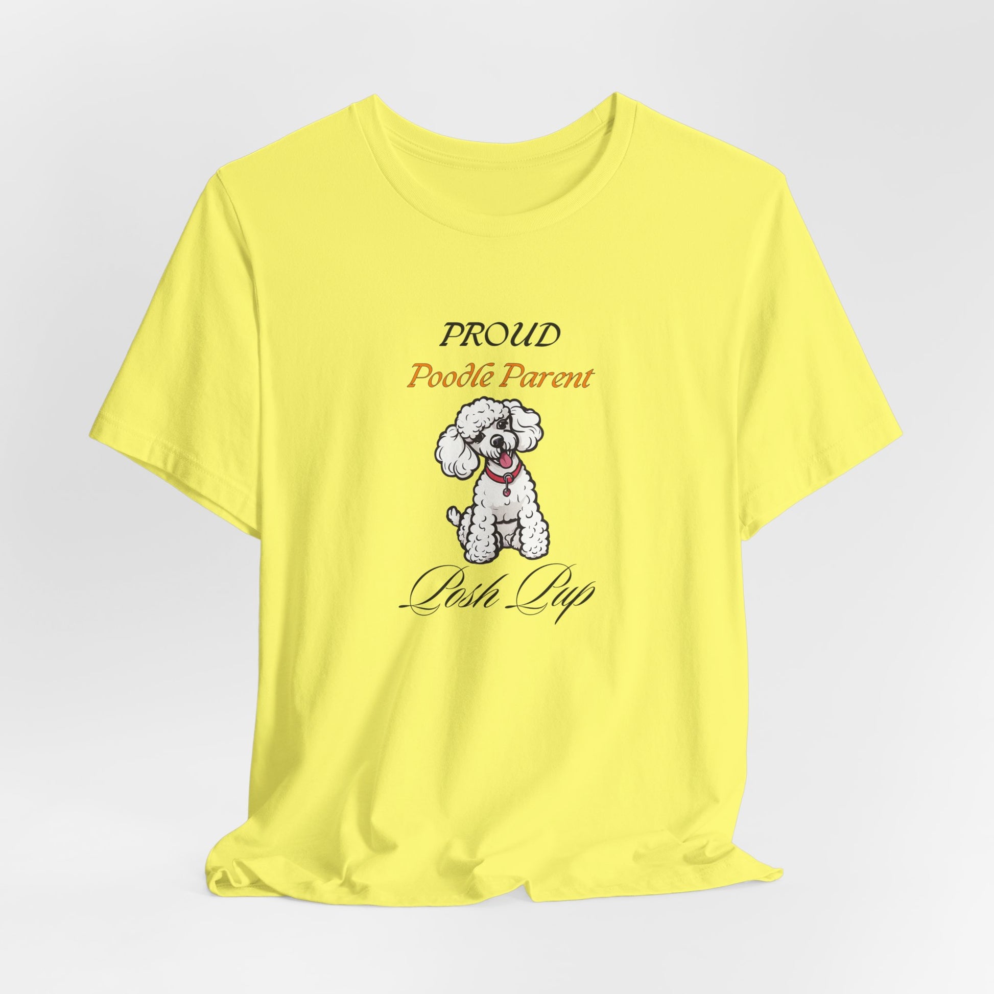 Proud Poodle Parent t-shirt as a Poodle lover gift idea