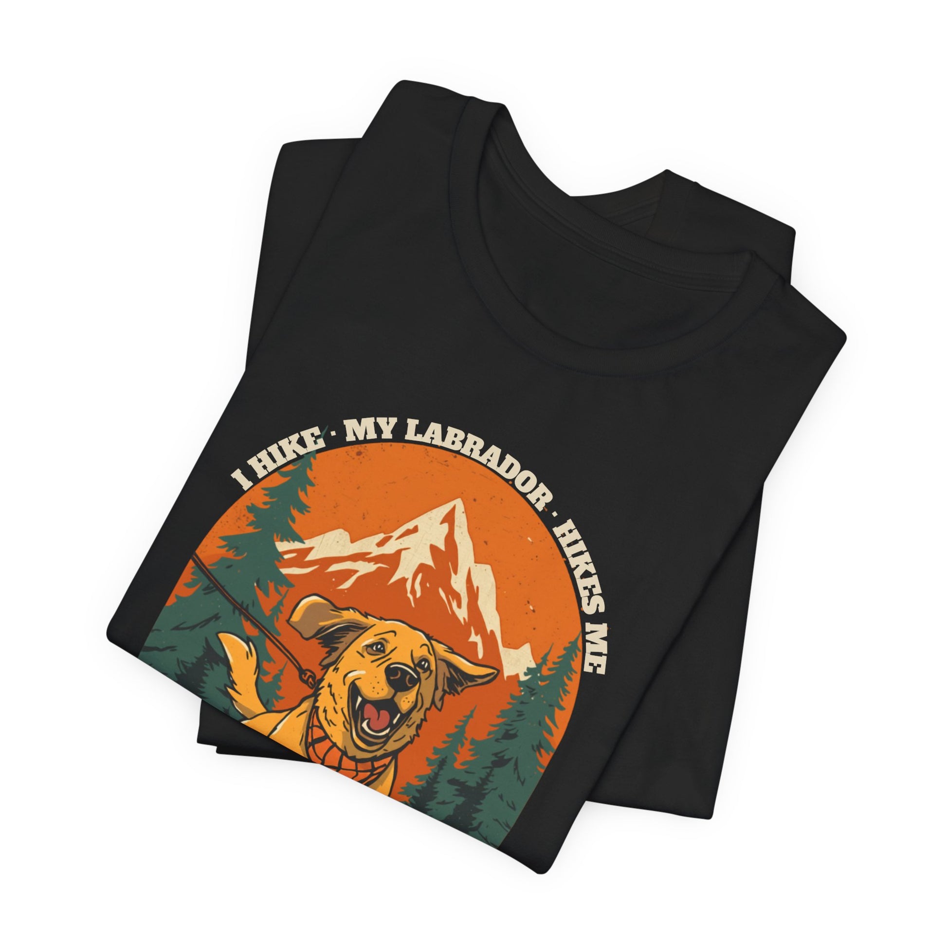 Lab mum hiking gift tee
