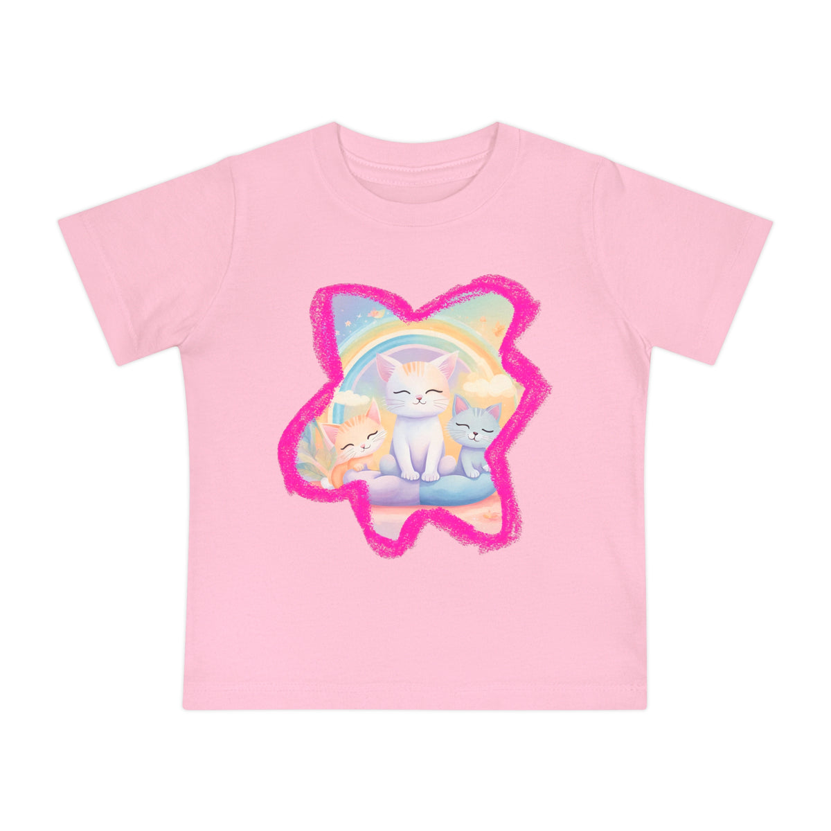 Rainbow Cats Baby T-Shirt — SniffWaggleNWalk™ Baby