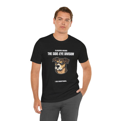 Grumpy Boxer Dog T‑Shirt — Cute Cartoon Pet Portrait Tee