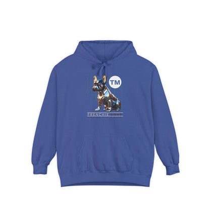 French Bulldog Hoodie - Unisex Garment-Dyed Sweatshirt