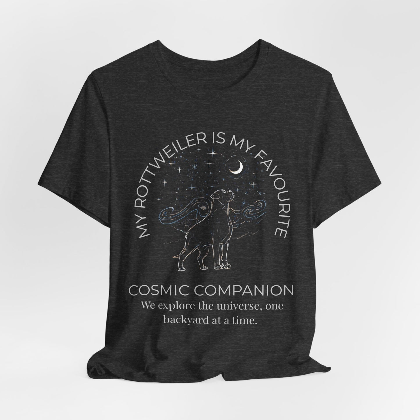 My Rottweiler Is My Favourite Cosmic Companion T-Shirt