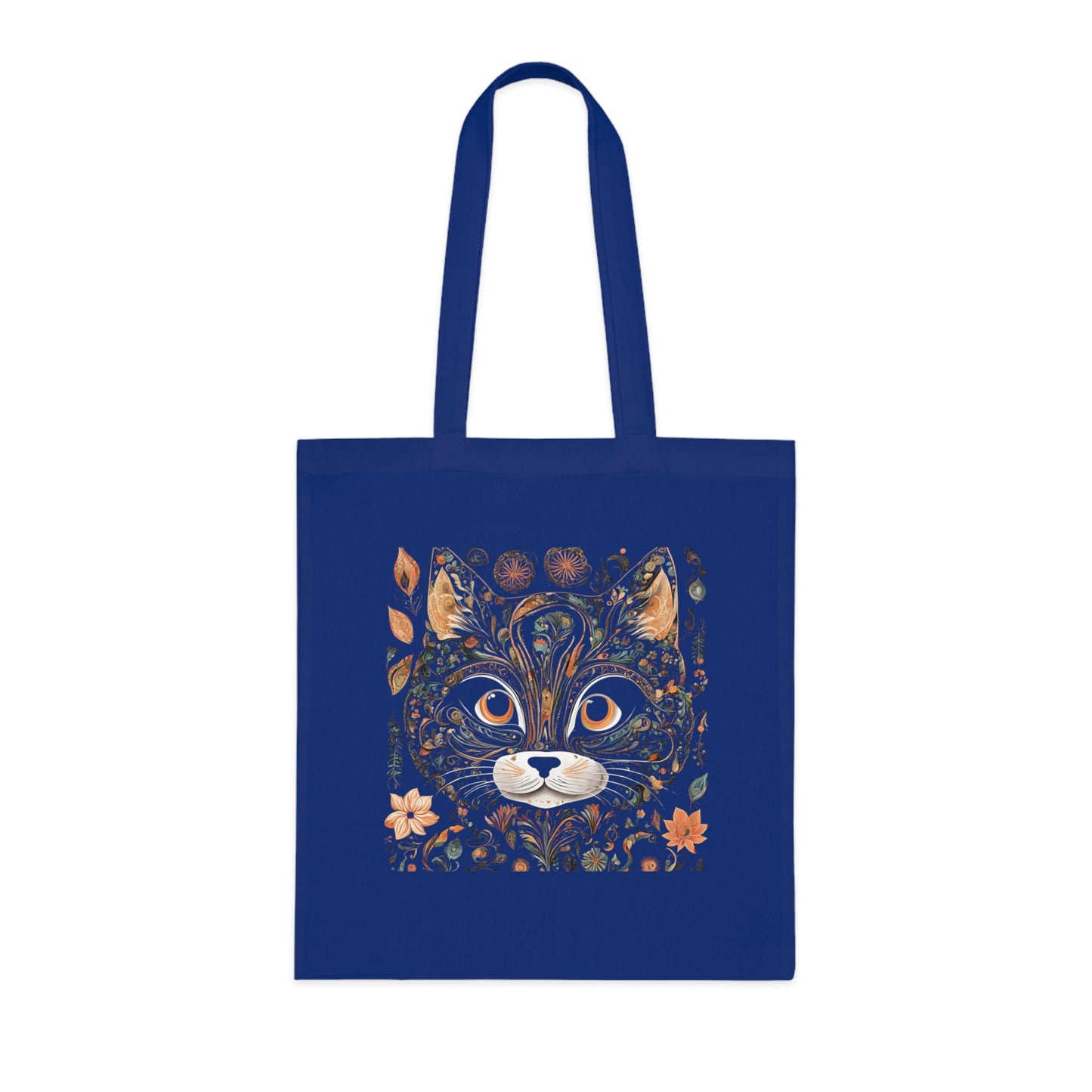 Cat Cotton Tote Bag - Transparent Cat Design-Sniffwaggleandwalk™