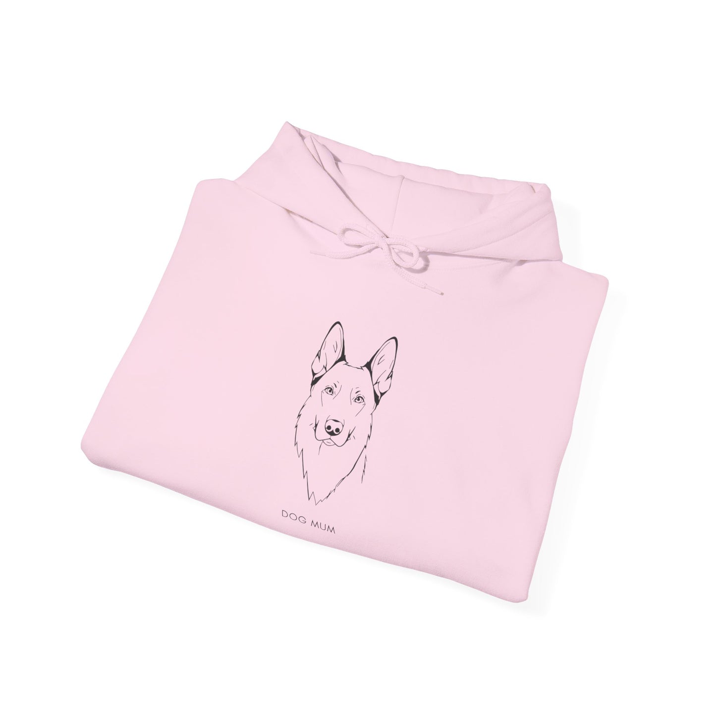 German Shepherd Dog Mum line art hoodie, gift for Shepherd mum