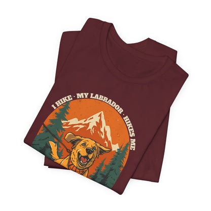 Labrador hiking t-shirt nature lover gift