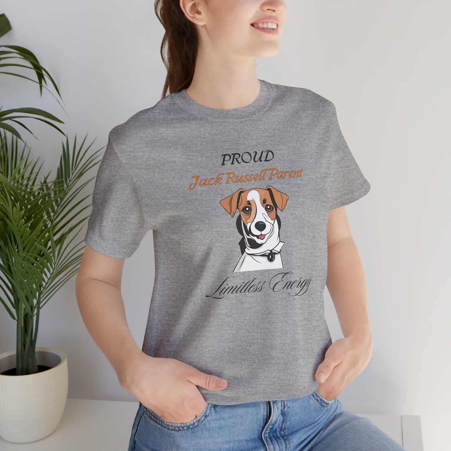 Proud Jack Russell Parent unisex t-shirt, terrier lover gift