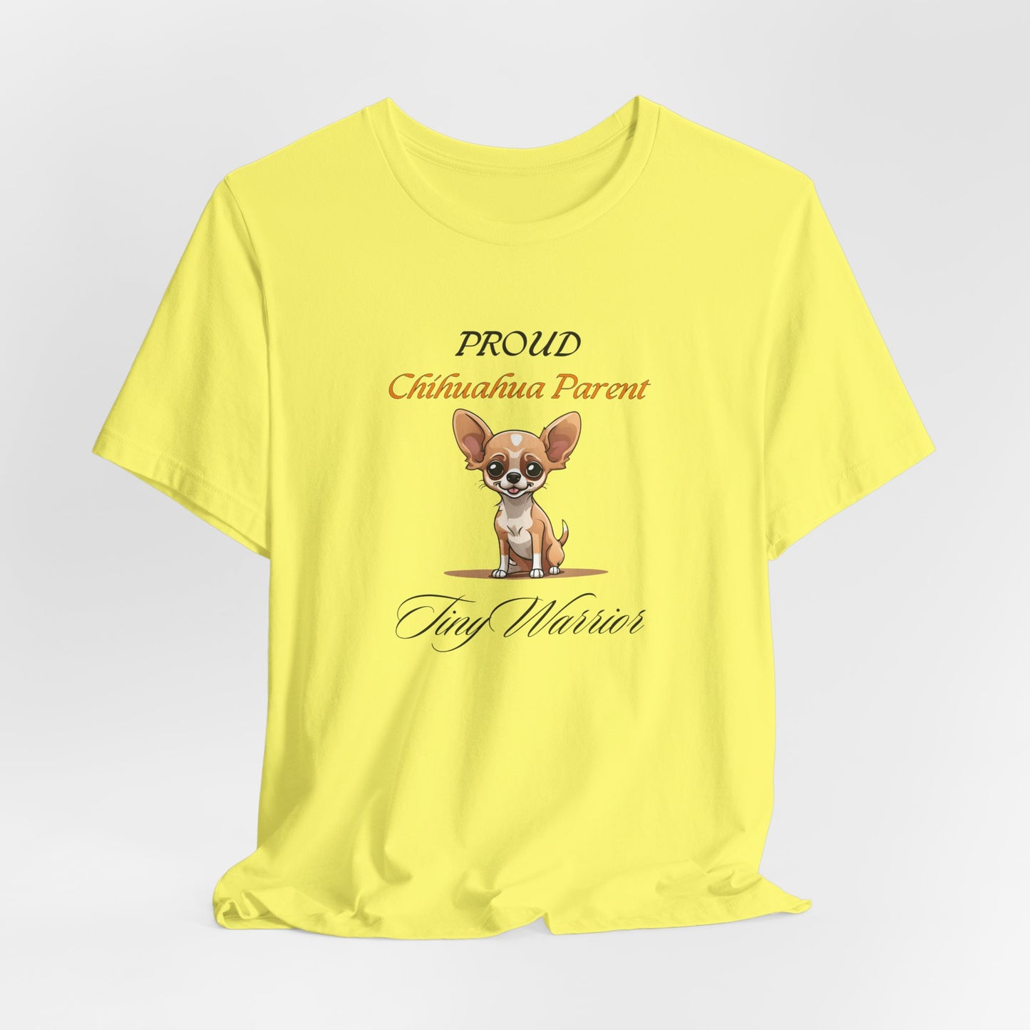 Proud Chihuahua Parent eco-friendly organic cotton tee gift idea