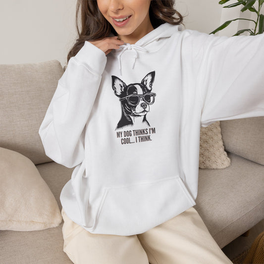 Unisex Heavy Blend™ "My dog thinks im cool..I think" Hooded Sweatshirt
