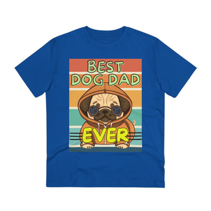 BEST DOG DAD EVER Organic Creator T-shirt - Sniff Waggle And Walk