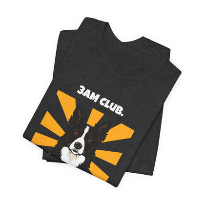 3AM Club Border Collie T-Shirt — SniffWaggleNWalk detail 20