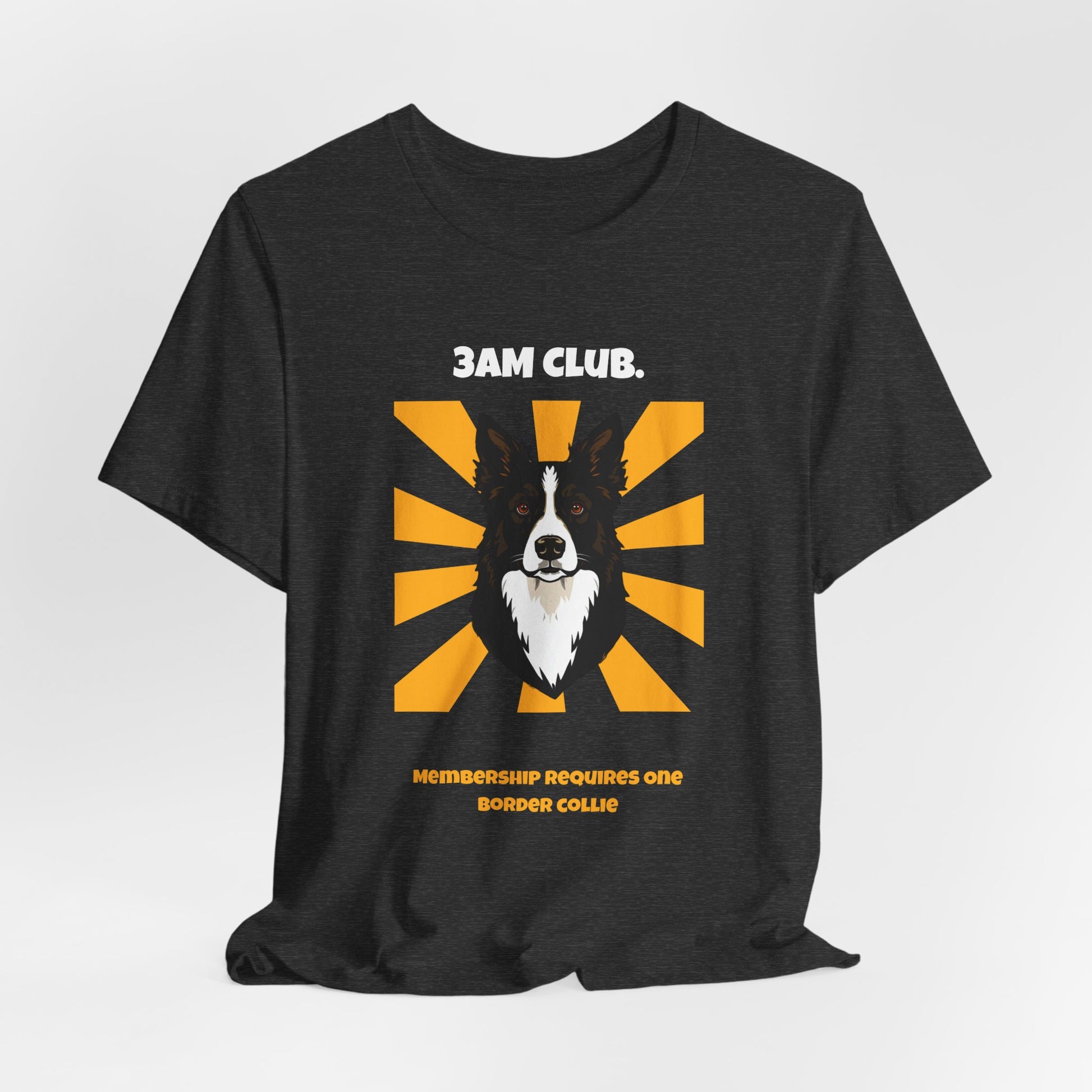 3AM Club Border Collie T-Shirt — SniffWaggleNWalk detail 21