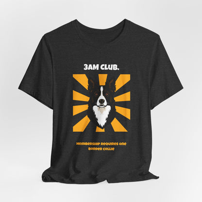 3AM Club Border Collie T-Shirt — SniffWaggleNWalk detail 21