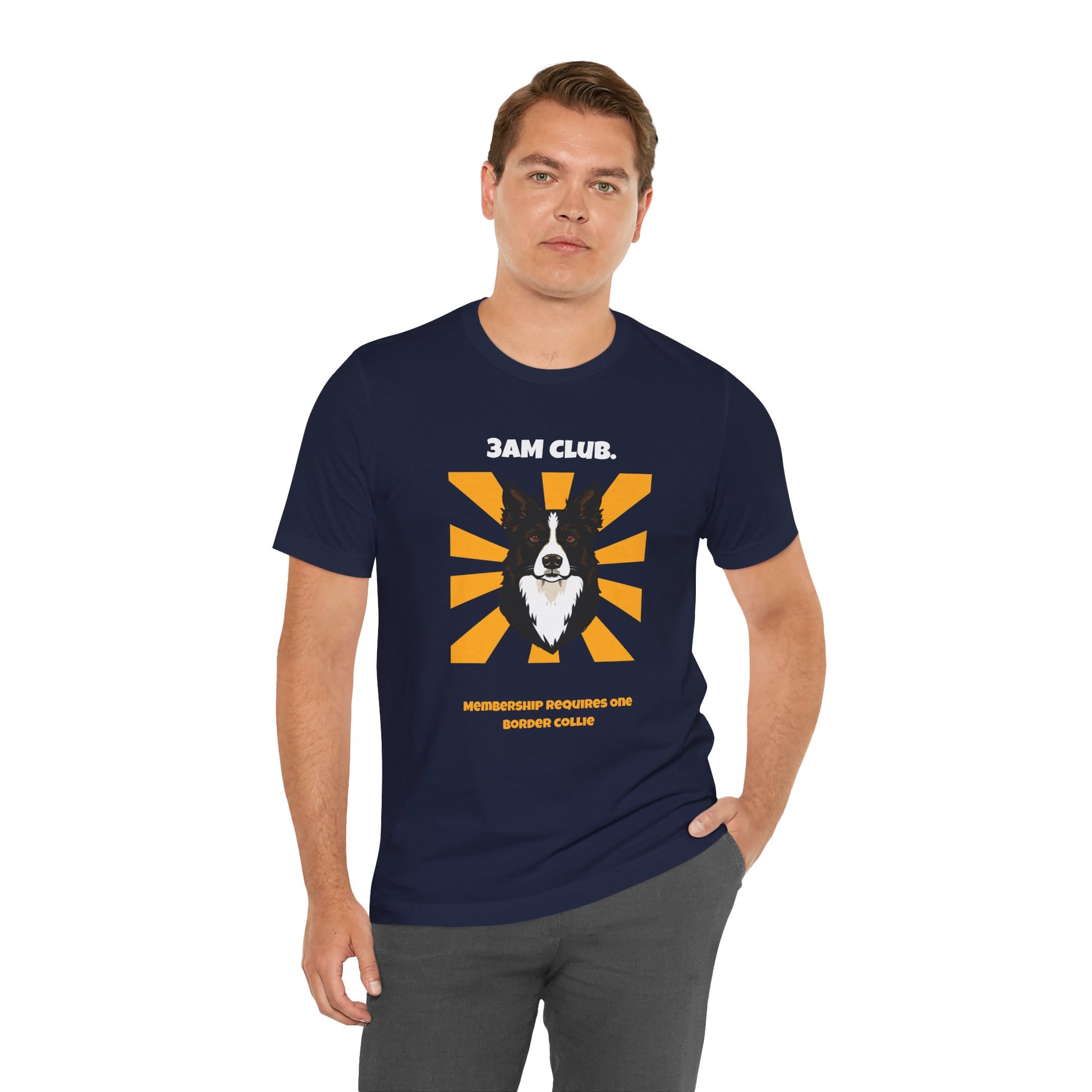 3AM Club Border Collie T-Shirt — SniffWaggleNWalk detail 23