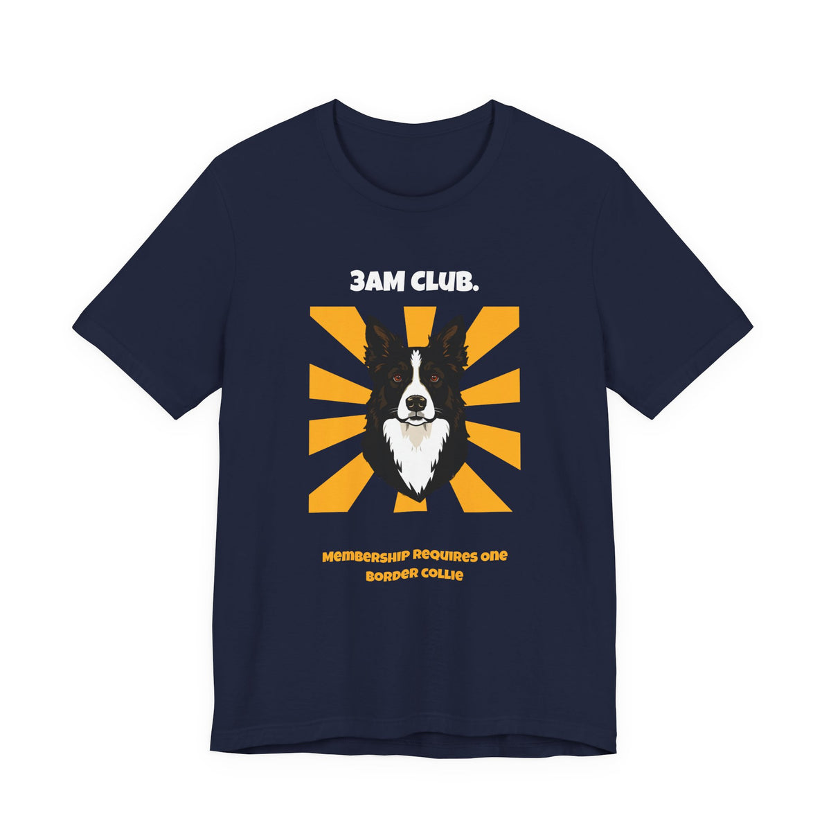 3AM Club Border Collie T-Shirt — SniffWaggleNWalk detail 24