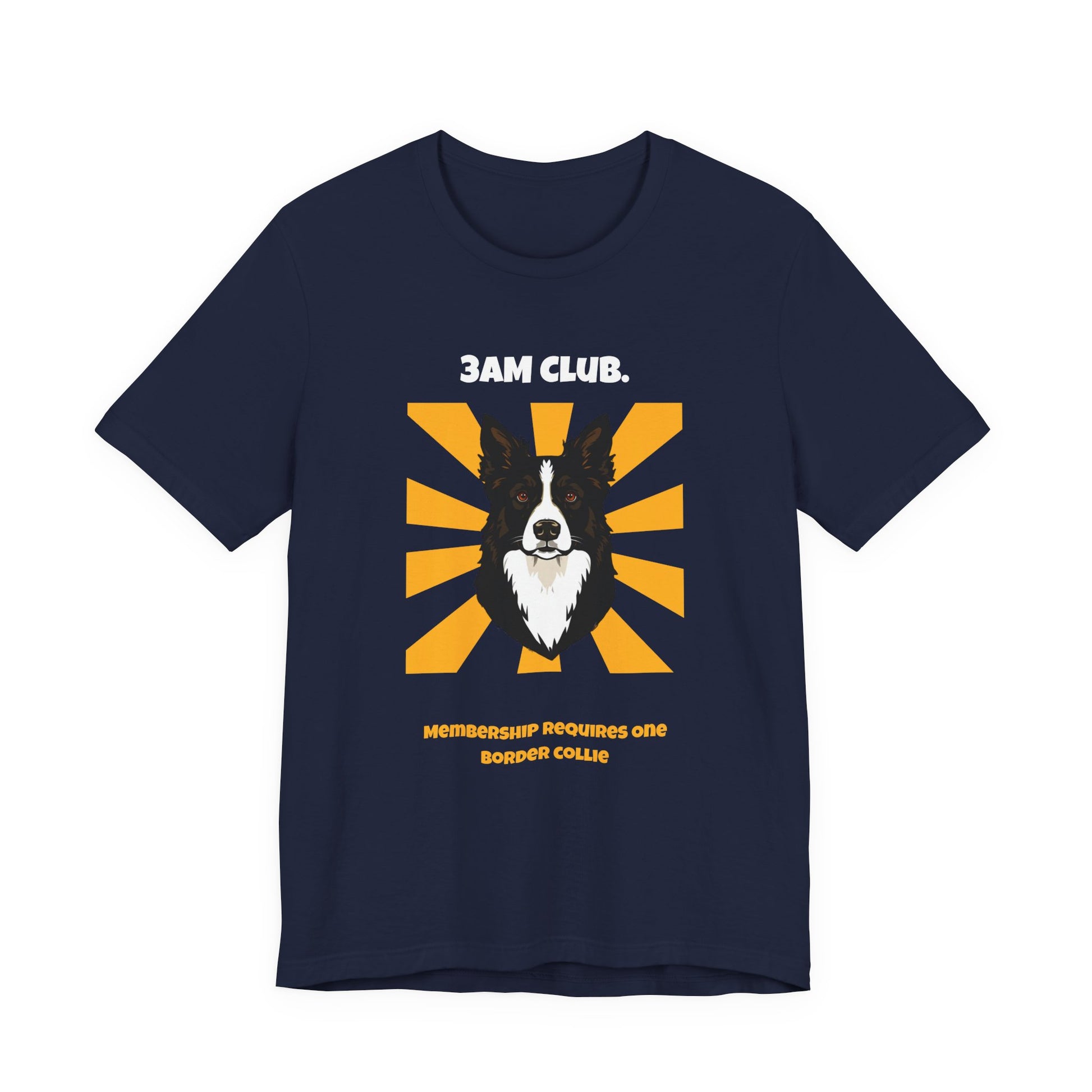 3AM Club Border Collie T-Shirt — SniffWaggleNWalk detail 24