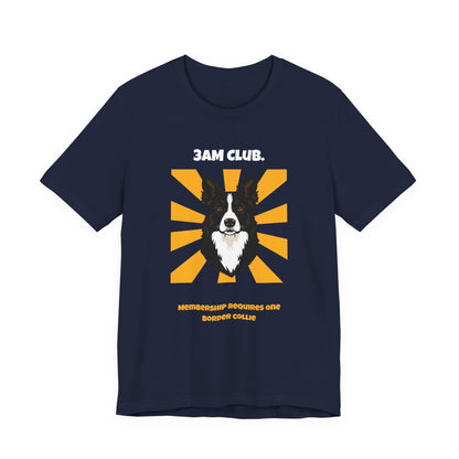 3AM Club Border Collie T-Shirt — SniffWaggleNWalk detail 24