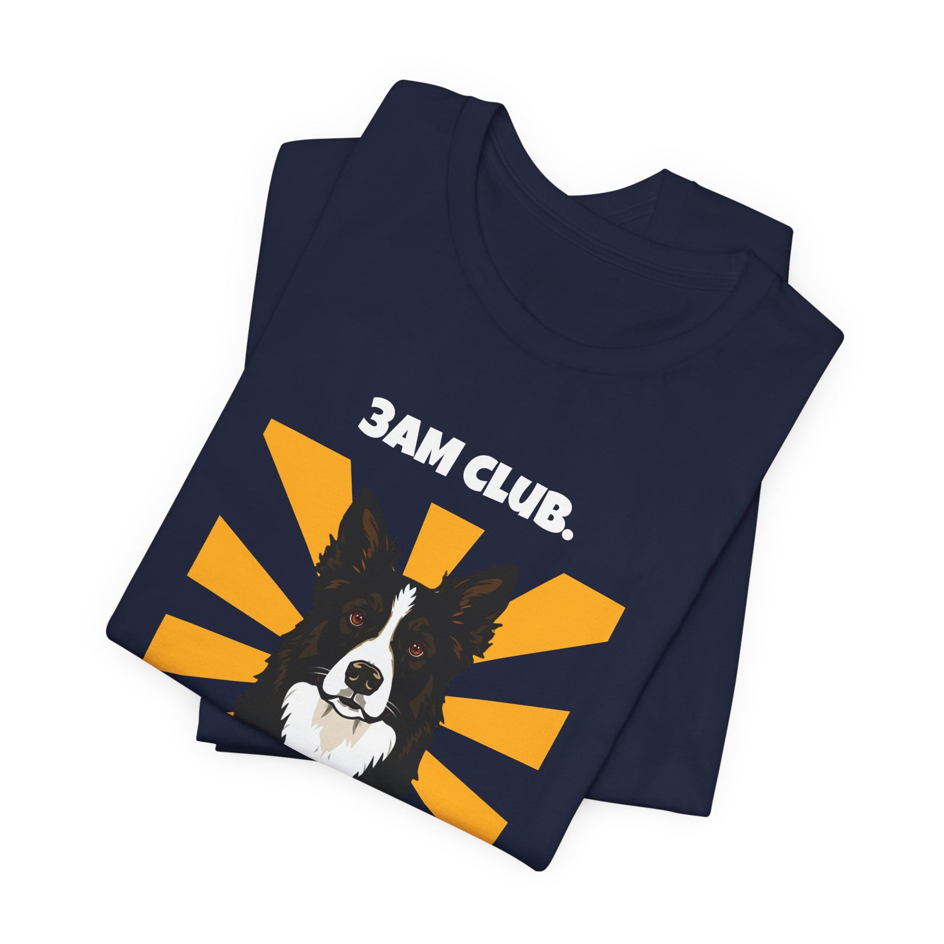 3AM Club Border Collie T-Shirt — SniffWaggleNWalk detail 26