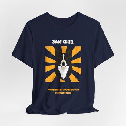 3AM Club Border Collie T-Shirt — SniffWaggleNWalk detail 27