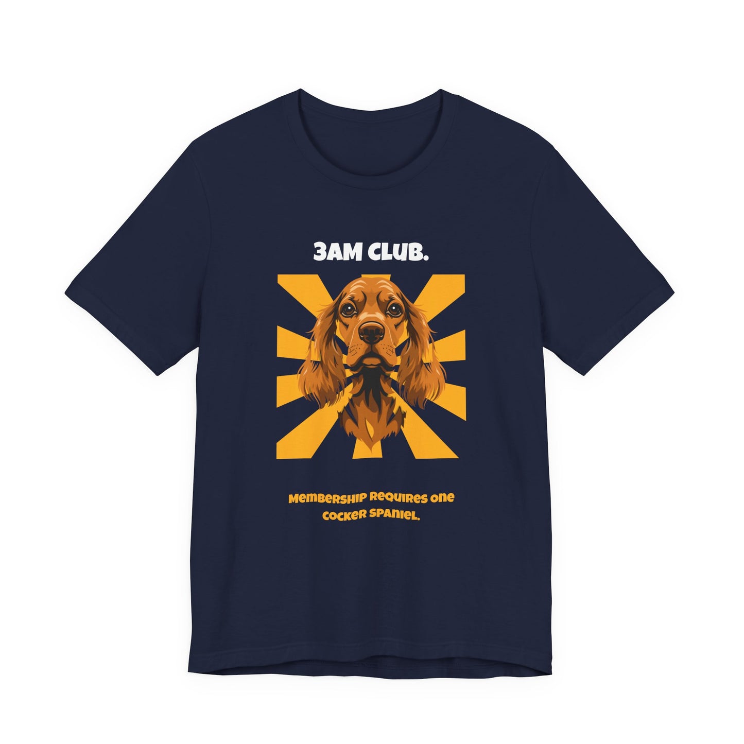 3AM Club Cocker Spaniel T-Shirt — SniffWaggleNWalk detail 24