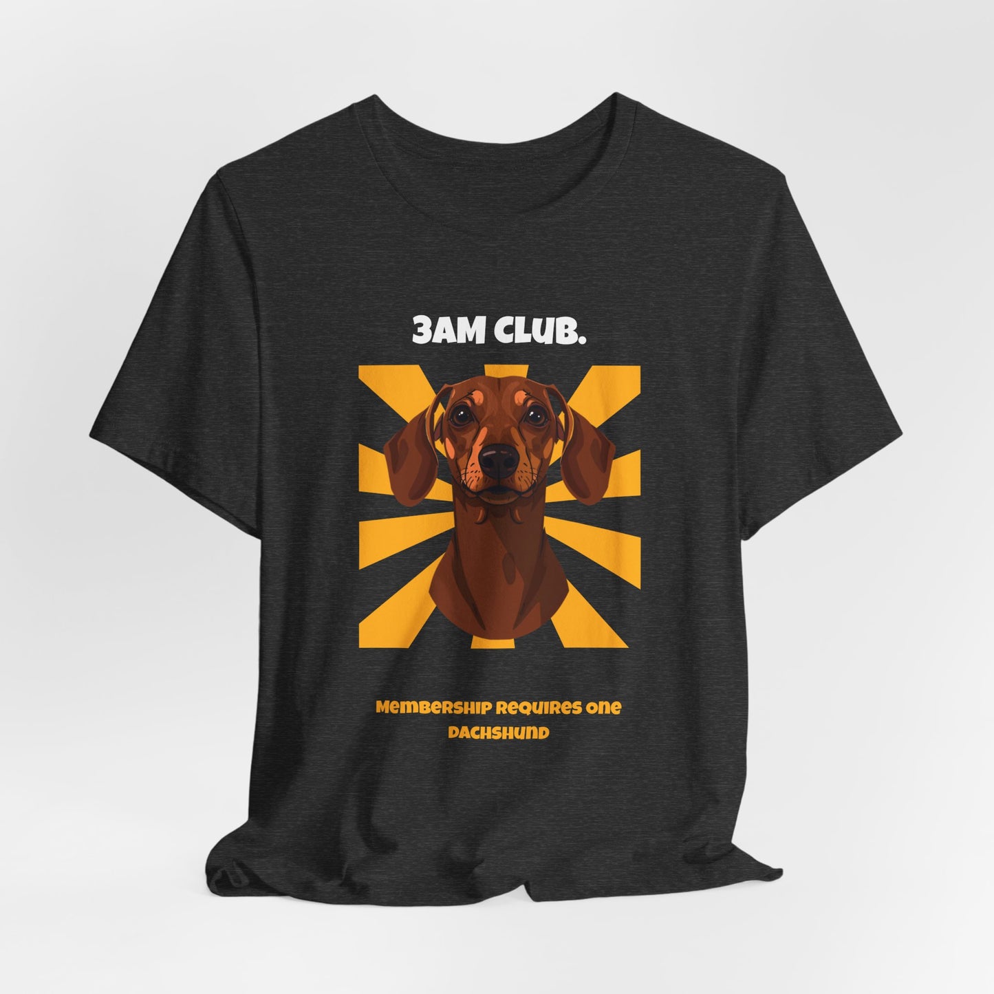 3AM Club Dachshund T-Shirt — SniffWaggleNWalk detail 21