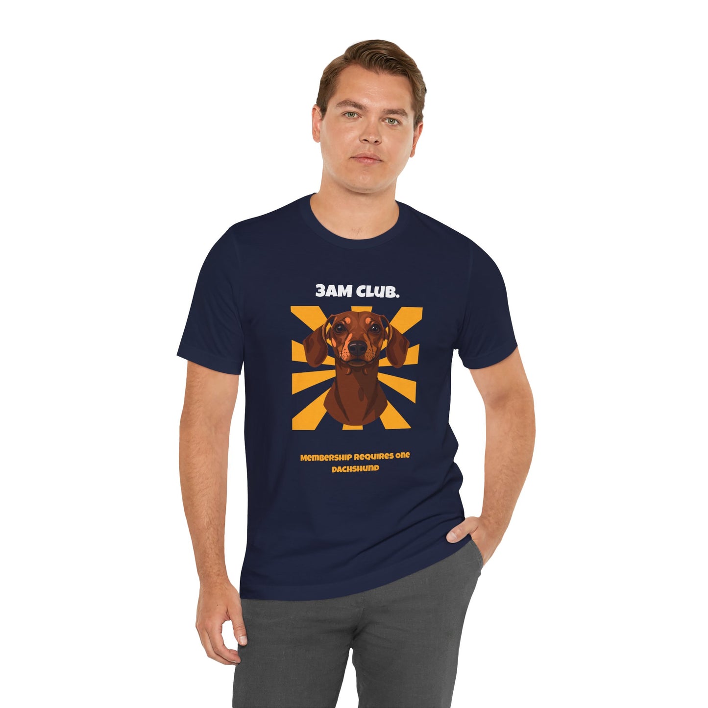 3AM Club Dachshund T-Shirt — SniffWaggleNWalk detail 23