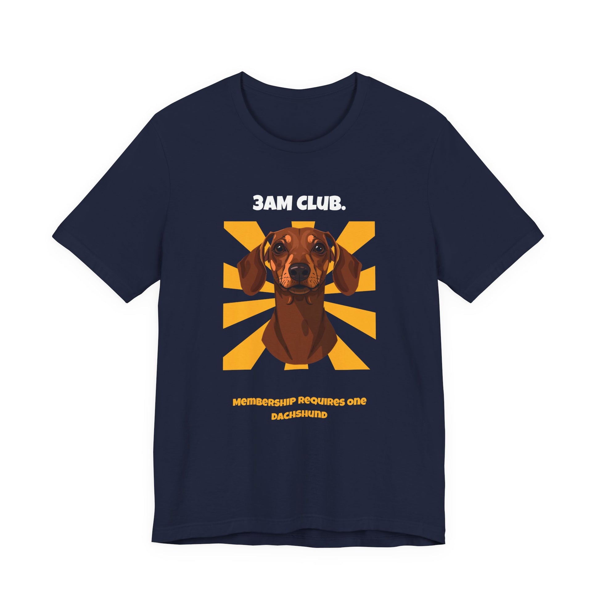 3AM Club Dachshund T-Shirt — SniffWaggleNWalk detail 24