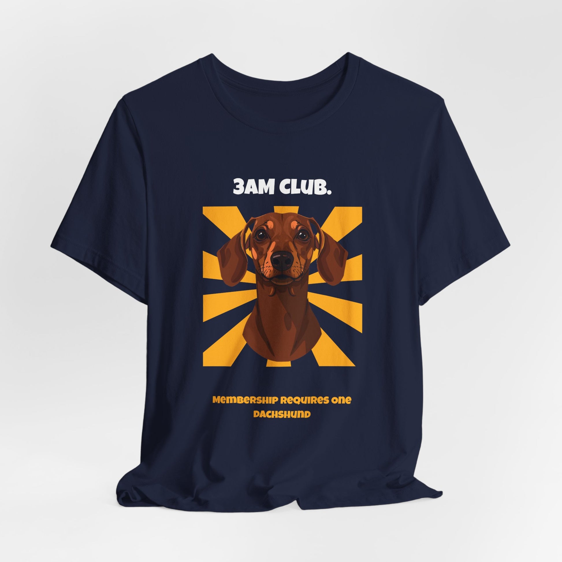 3AM Club Dachshund T-Shirt — SniffWaggleNWalk detail 27