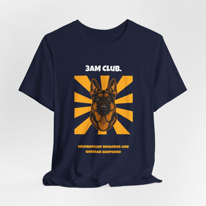 3AM Club German Shepherd T-Shirt — SniffWaggleNWalk detail 27