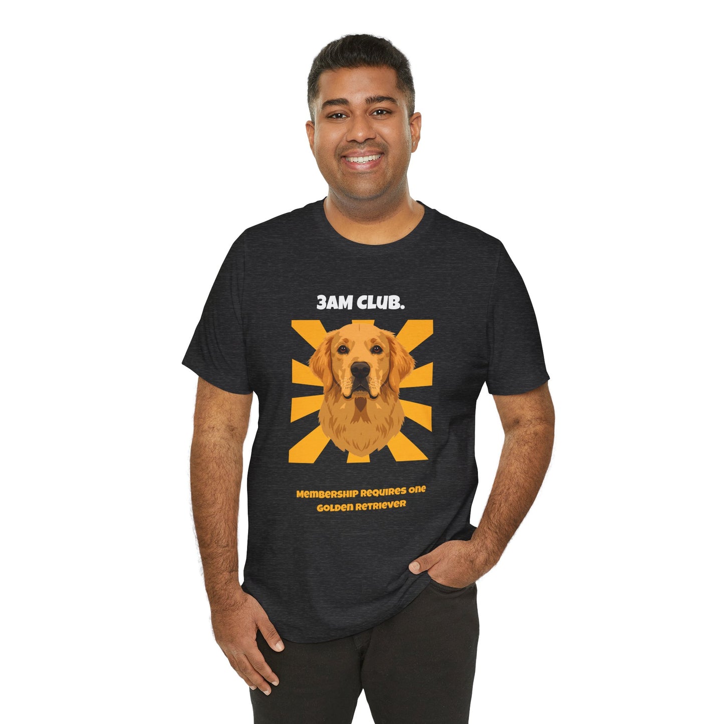 3AM Club Golden Retriever T-Shirt — SniffWaggleNWalk detail 17