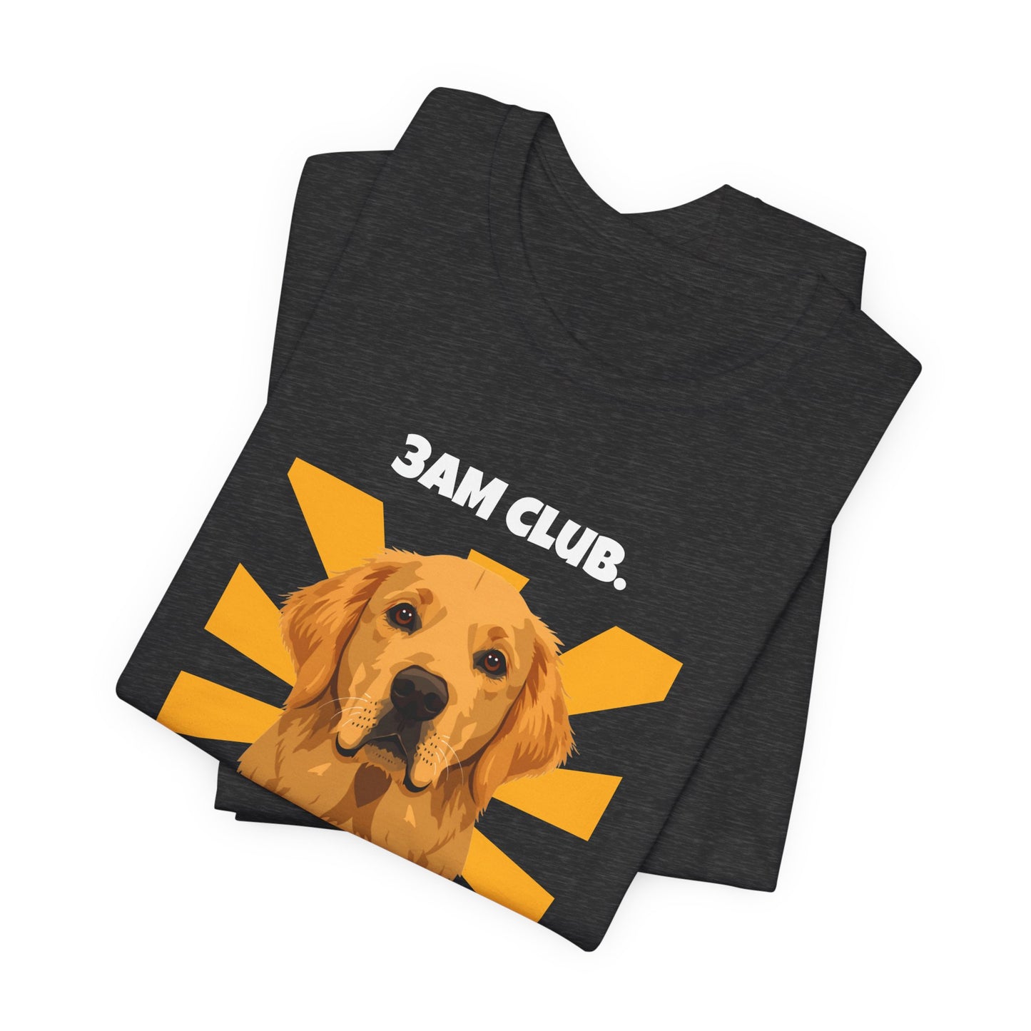 3AM Club Golden Retriever T-Shirt — SniffWaggleNWalk detail 20