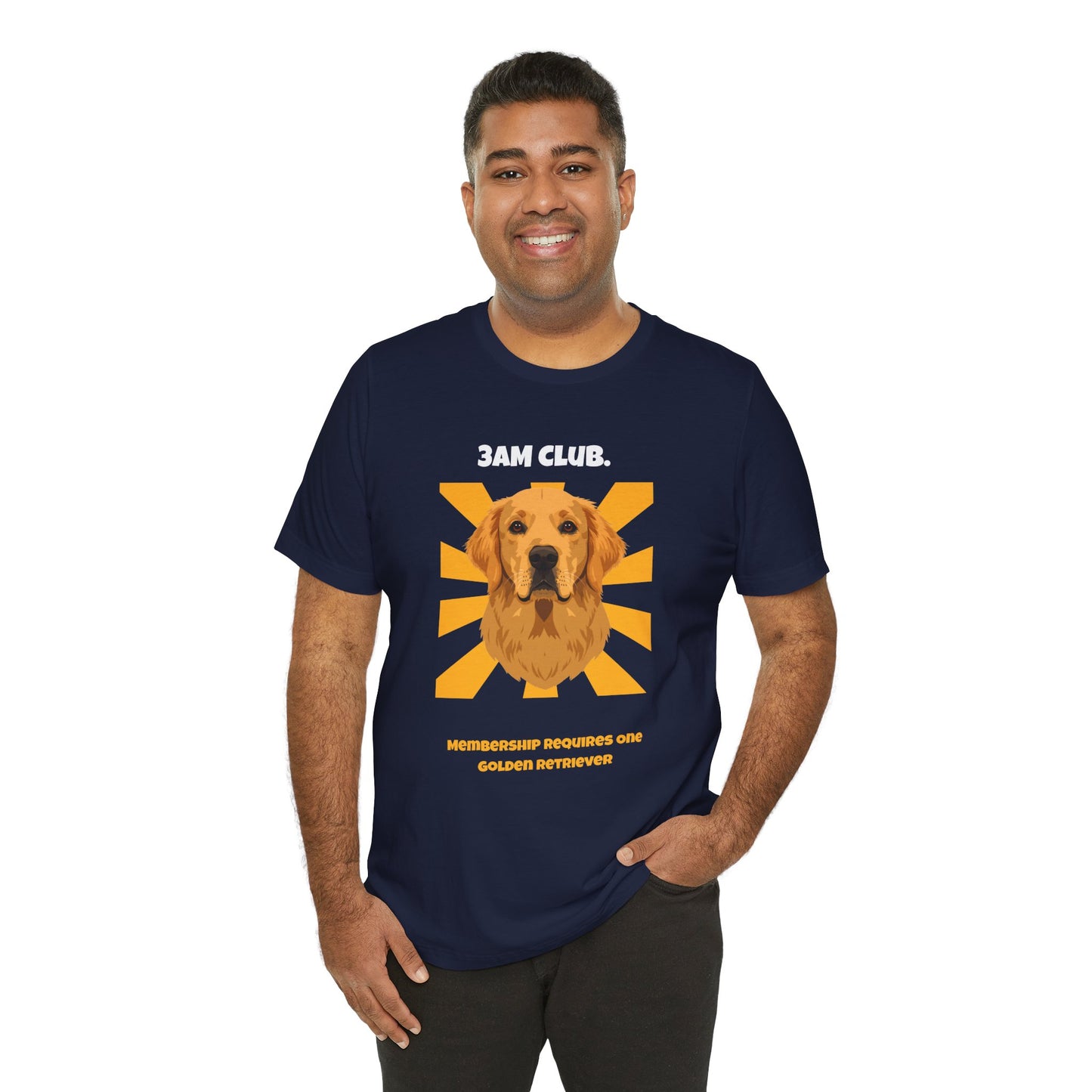 3AM Club Golden Retriever T-Shirt — SniffWaggleNWalk detail 23