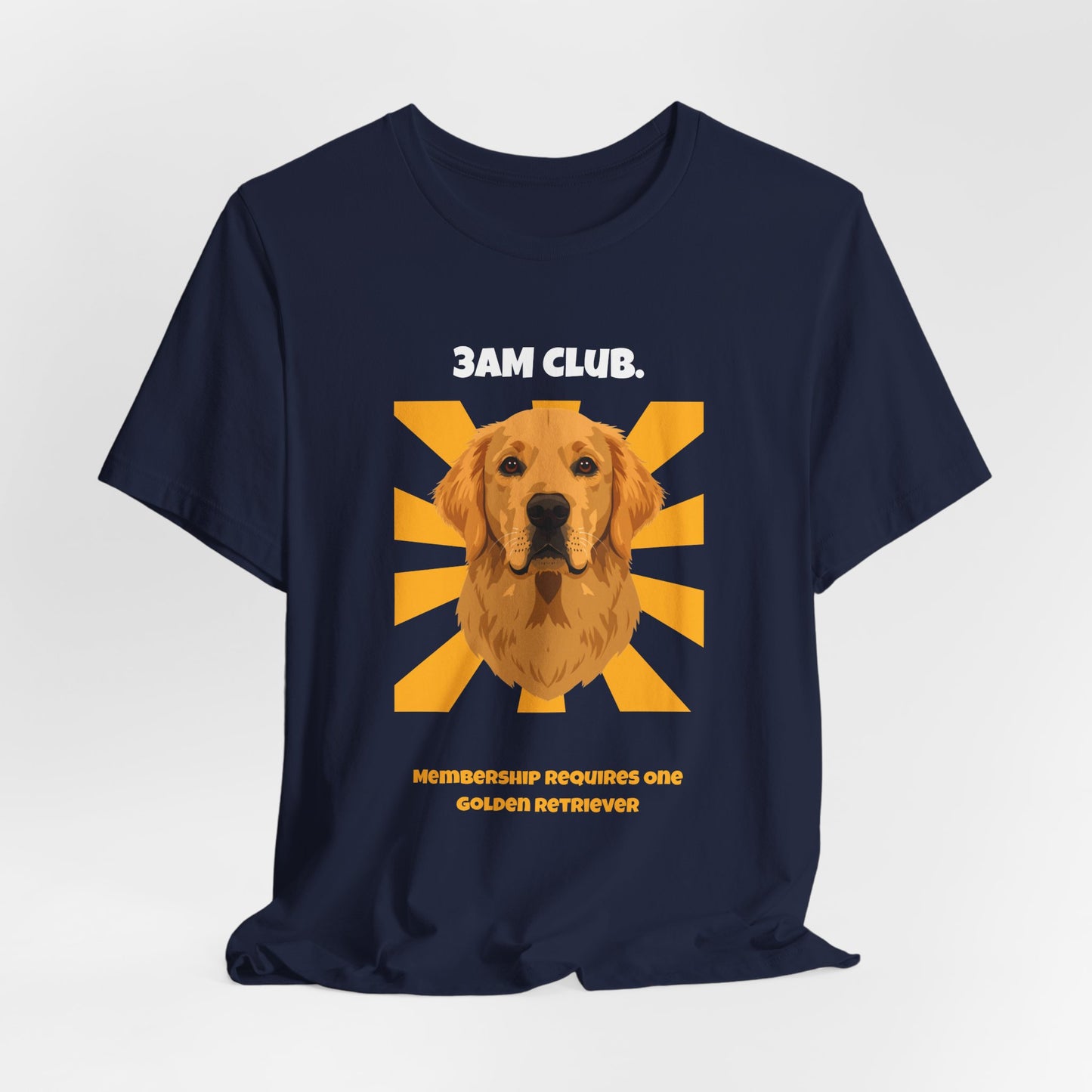 3AM Club Golden Retriever T-Shirt — SniffWaggleNWalk detail 27