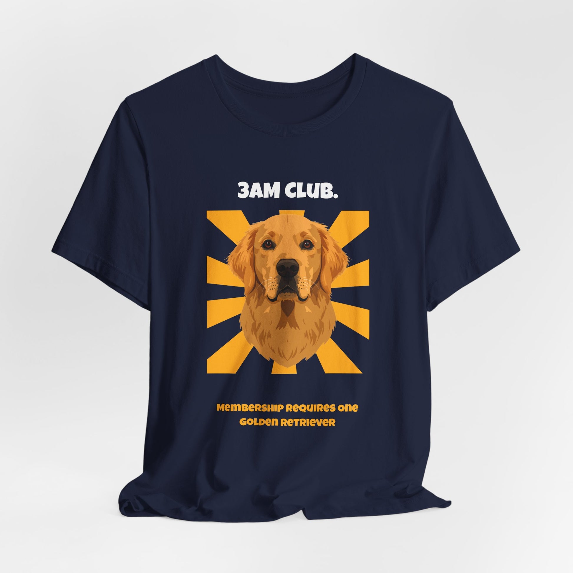 3AM Club Golden Retriever T-Shirt — SniffWaggleNWalk detail 27