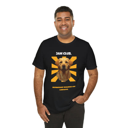 3AM Club Labrador T-Shirt — SniffWaggleNWalk detail 05