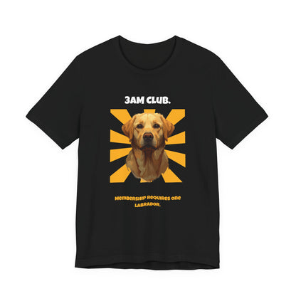 3AM Club Labrador T-Shirt — SniffWaggleNWalk detail 06