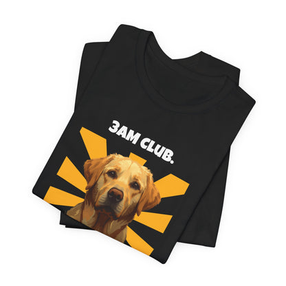 3AM Club Labrador T-Shirt — SniffWaggleNWalk detail 08