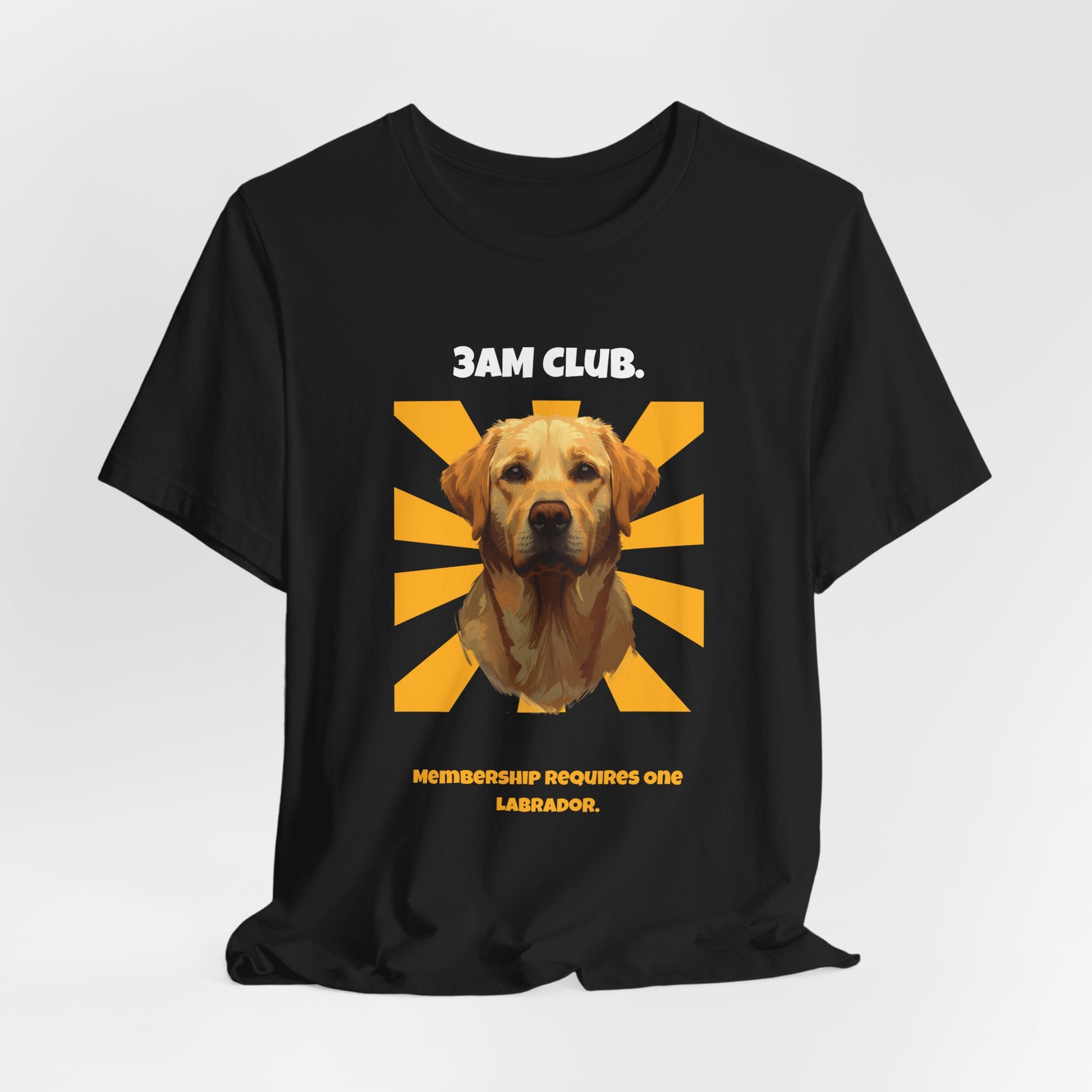 3AM Club Labrador T-Shirt — SniffWaggleNWalk detail 09