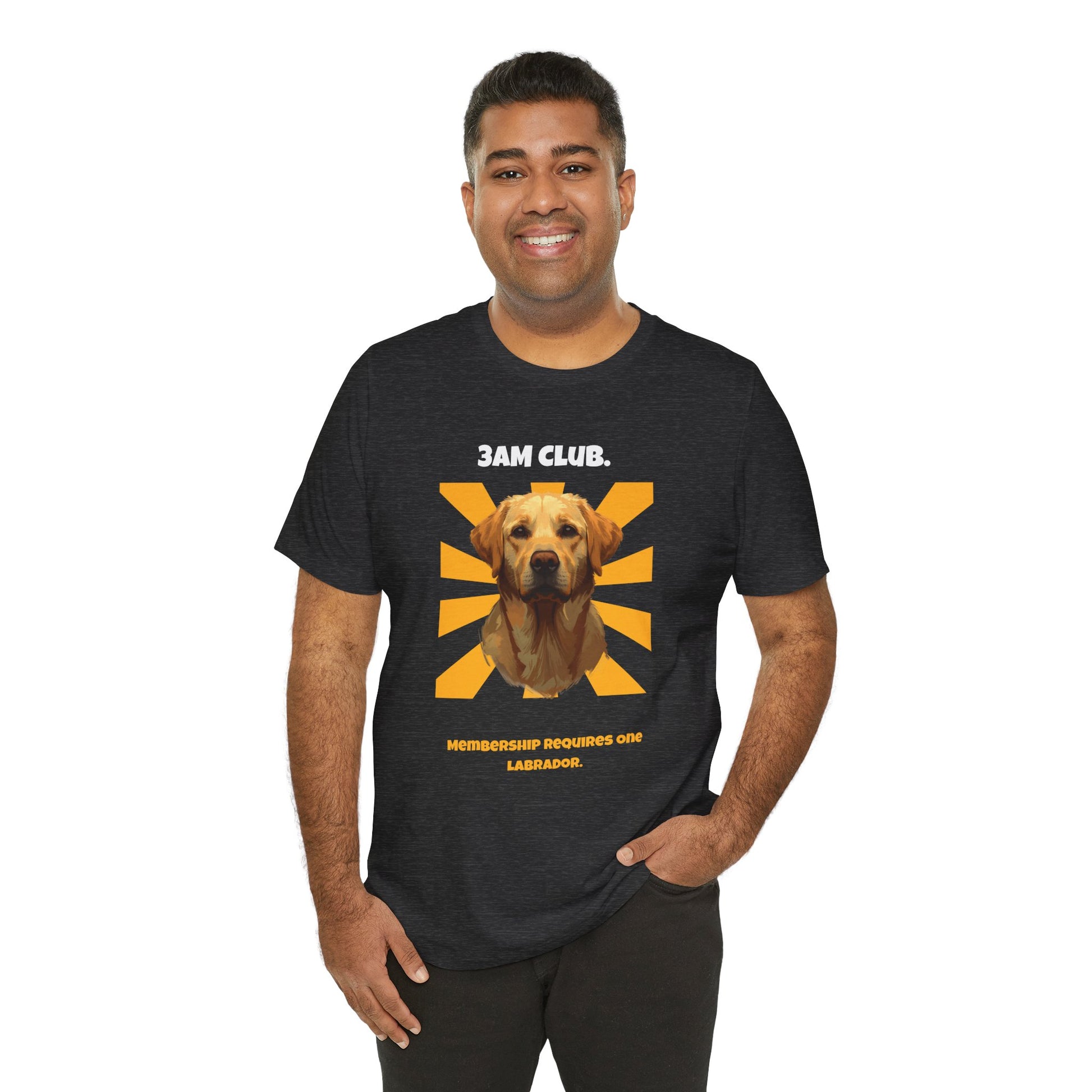 3AM Club Labrador T-Shirt — SniffWaggleNWalk detail 17